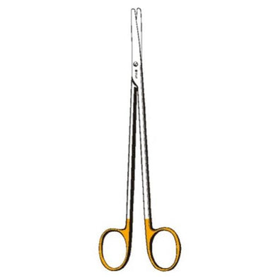 Scissors Dissecting Metzenbaum Sklar Edge TC 7" Bl/Bl Smooth Curved SS/TC Ea